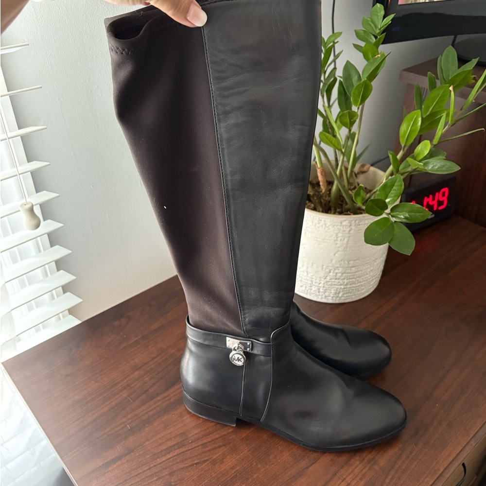 Michael Kors Black Knee-High Boots